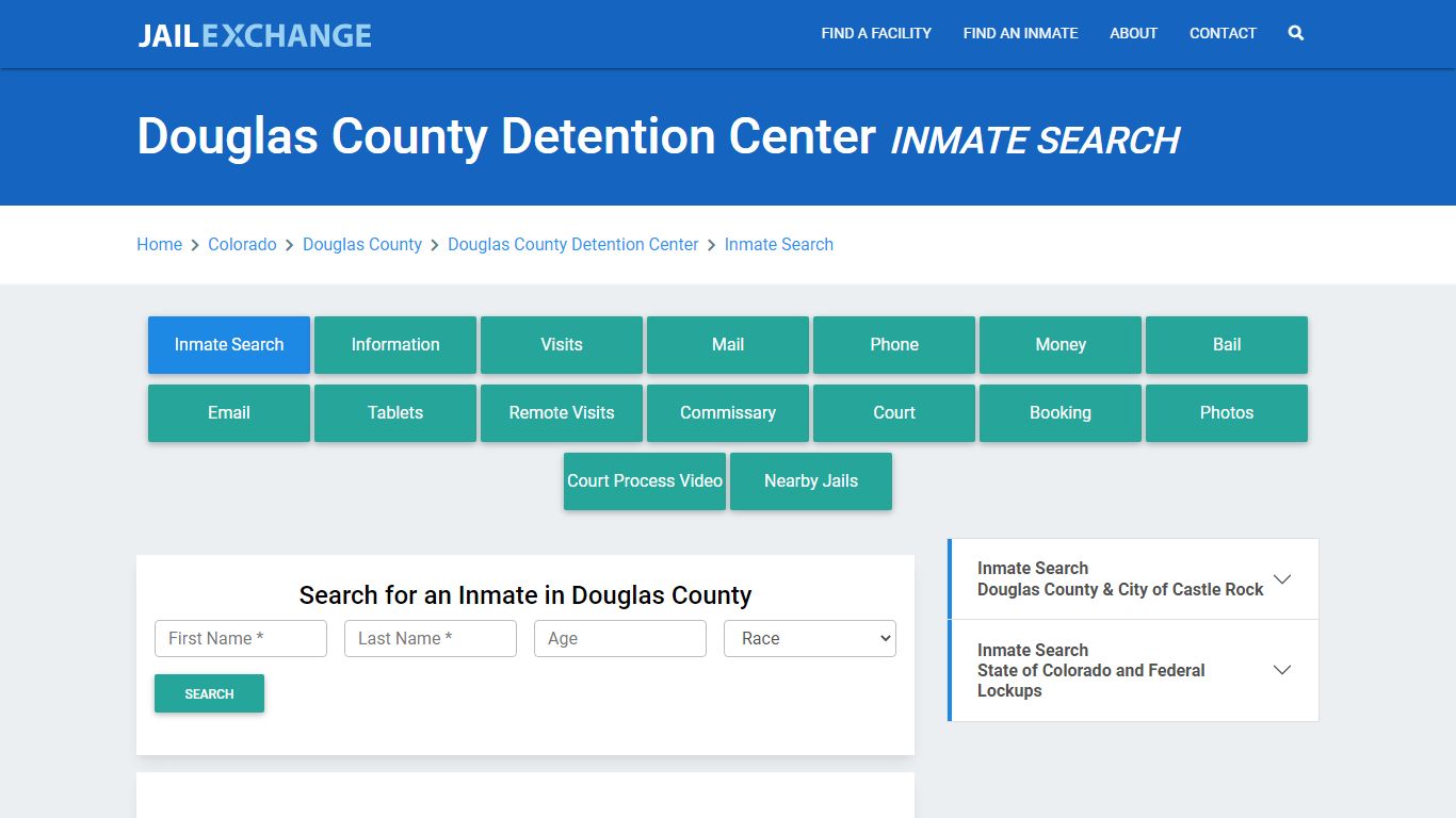 Douglas County Detention Center Inmate Search - Jail Exchange