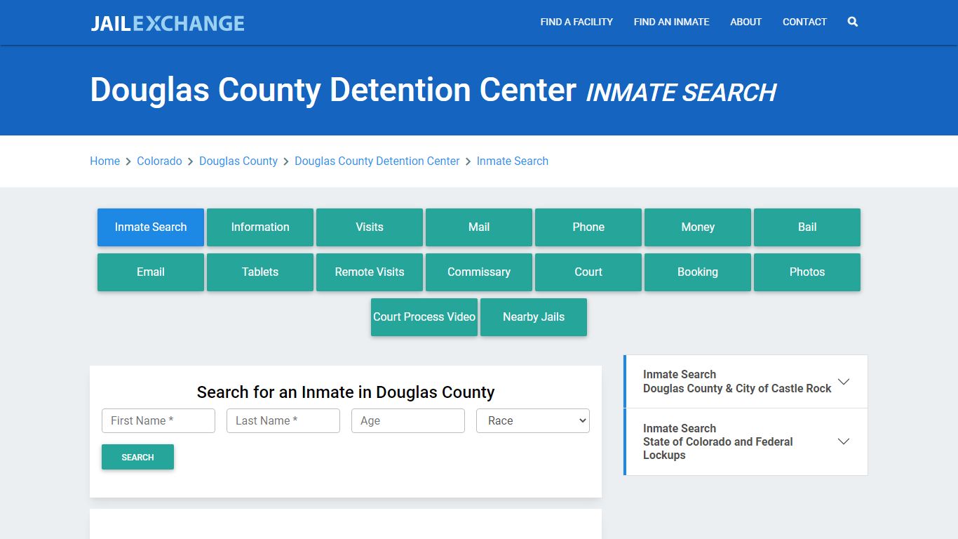Douglas County Detention Center Inmate Search - Jail Exchange
